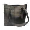 Large Black Tote Bag for Women – Textured Shoulder Handbag