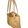 Camel Brown Designer Handbag for Women – Stylish Shoulder & Hand Carry Bag with Golden Detailing