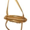 Camel Brown Designer Handbag for Women – Stylish Shoulder & Hand Carry Bag with Golden Detailing