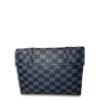 Checkered Grey Crossbody Bag for Women – 2 Compartment Shoulder Handbag with Gold Lock