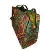Canvas Mandala Print Tote Bag with Tassel Charm