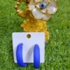 2 in 1 Trendy Hoop Earrings - Blue